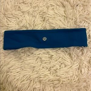 Blue Lululemon Fly away tamer Headband